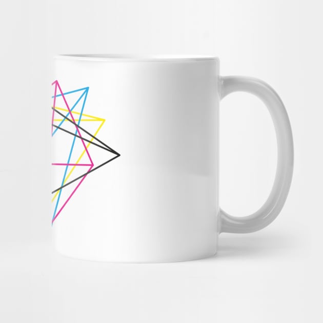 Tetrahedron CMYK colors by TONYSTUFF